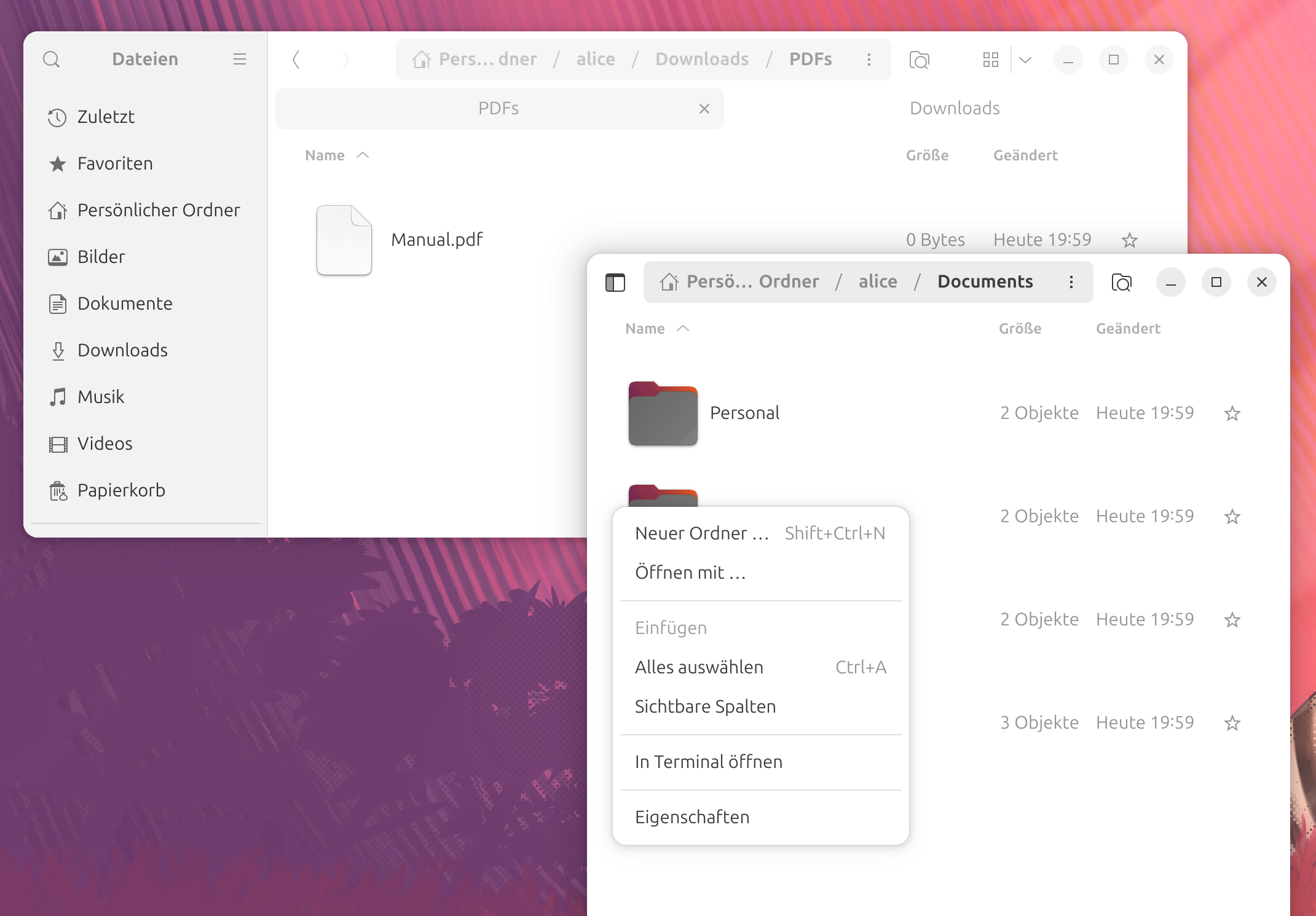 File organization